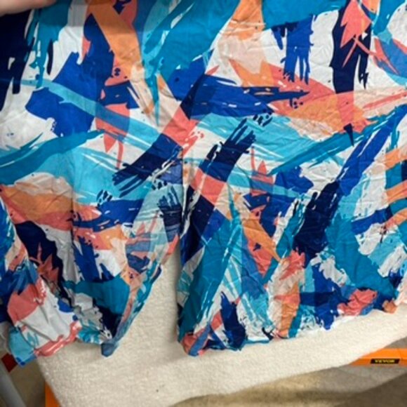 LORALETTE - Raelynn Dress Abstract Smocking Maxi NEW - Picture 10 of 13